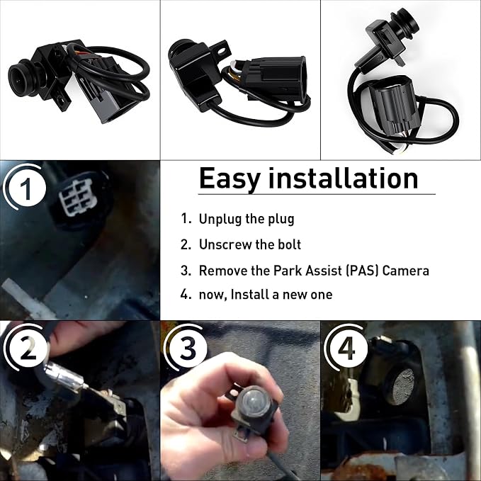 56054041AC Park Assist PAS Camera | Compatible with Ram 1500 2011-2012, Compatible with Ram 2500 2011-2012, Compatible with Ram 3500 2011-2012