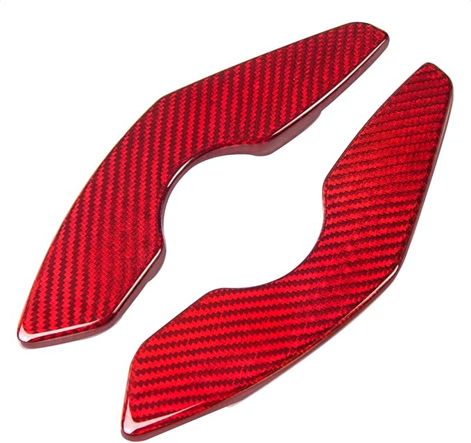 Steering Wheel Accessories Shift Paddle Shifter Extension Carbon Fiber Trim Cover Compatible with Lexus is XE30 IS300h AVE30 NX 300h AZ10 NX RC 350 XC10 RC 300h F Sport