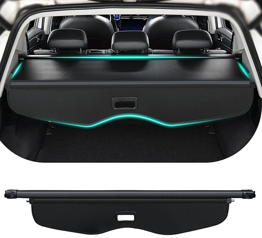 Tecoom Rear Trunk Cargo Cover Fit for Chevrolet Blazer 2019-2024, Carbon Fiber Trunk Security Covers fit for Chevy Blazer 2019 2020 2021 2022 2023 2024 Accessories, Retractable Luggage Privacy Screen