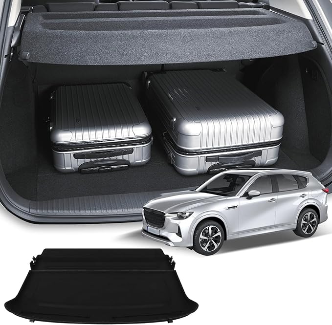 SCITOO Cargo Cover Shade 2020-2023 Fit for Mazda CX30 Accessories Retractable Rear Trunk Security Anti-Peeping Privacy Shade Luggage Cover, CX-30 Accessories