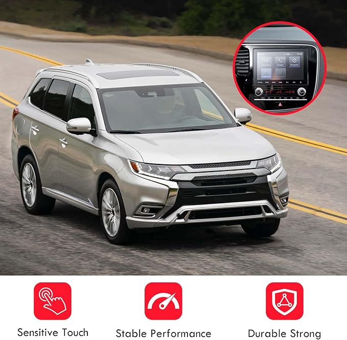 8" Touch Digitizer LCD Display Nav Navigation Radio Screen Compatible with 2020-2022 Mitsubishi Outlander 8740A098 8740A103