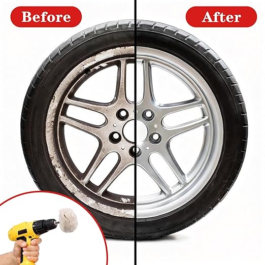 Tnisesm 10Pcs Buffing Wheel Kits,Polishing Wheels Buffing Pads for Drill for Metal Aluminum,Stainless Steel, Chrome, Jewelry, Wood, Plastic, Ceramic, Glass,etc