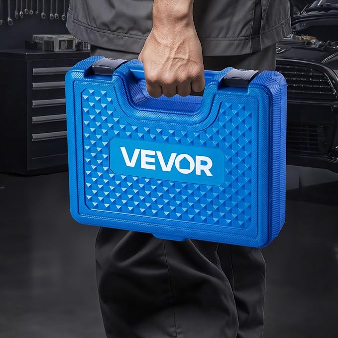 VEVOR Motorcycle Fork Seal Driver Tool Kit for 35mm-50mm Adjustable,Universal Bike Bearing Race and Seal Driver Tool Set 14pcs