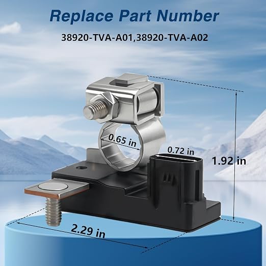 FUSCH Battery Cable Terminal End Sensor Battery Current Temperature Sensor Compatible with Honda Accord (Include Hybrid Models) 2018-2021 Replace#: 38920-TVA-A01,38920-TVA-A02