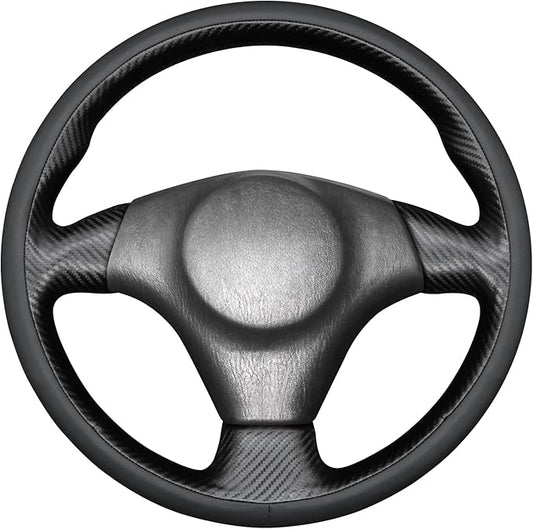 MEWANT Hand Stitch Steering Wheel Cover for Toyota RAV4 1998-2003 / Celica 1999-2006 / Corolla 2003-2008 / Matrix 2002-2008 / MR2 1999-2007 / Supra/Caldina, Custom Fit DIY Wrap Interior Accessories