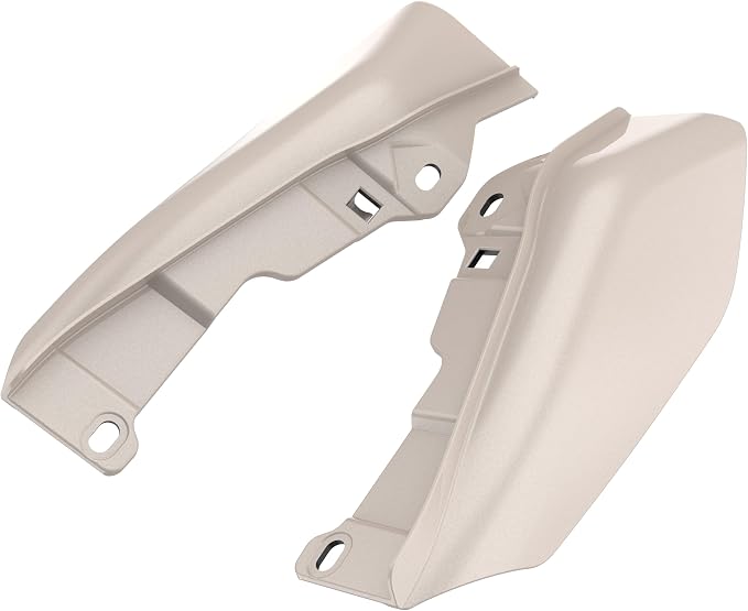 Color - Matched Mid Frame Air Deflectors Heat Shield, Perfectly Fit for Harley Touring Models 2009-2026 White Sand Pearl
