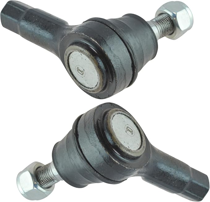 TRQ Front Outer Tie Rod Set 2 Piece Compatible with 1994-1997 Ford Aspire 2001-2005 Kia Rio
