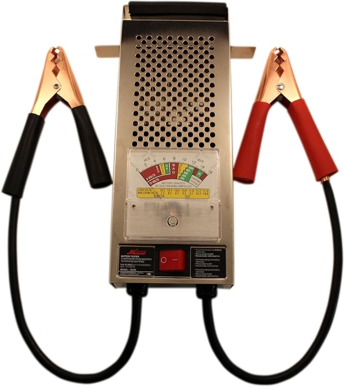 Milton 1260M 120 AMP Battery Tester, Chrome