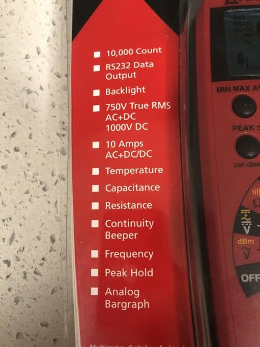 Amprobe 38XR-A Prof DMM True RMS with Optical PC Interface