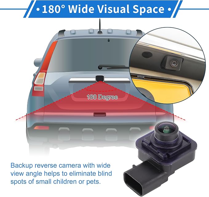 1 Pcs Rear View Camera for Ford Edge 2015 2016 License Plate Park Assist Camera Backup Reverse Camera