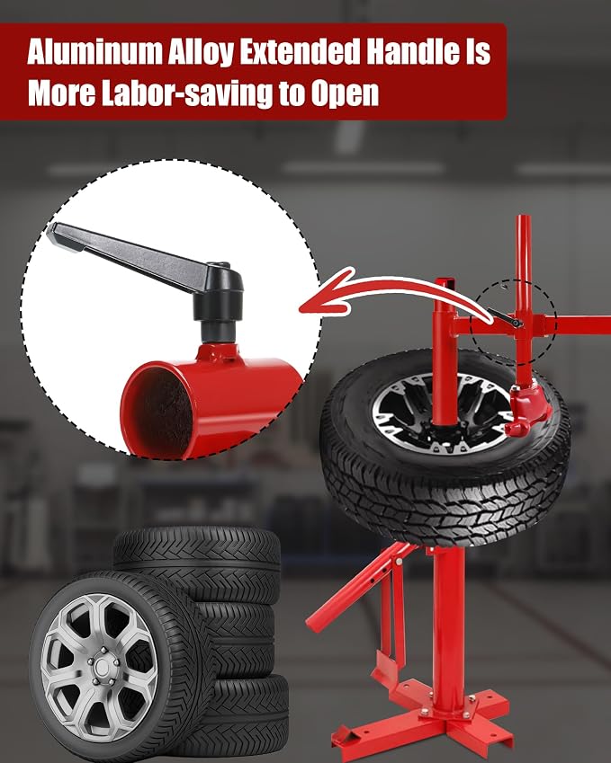 Upgrade Manual Tire Changer Duck Head Kit with Silver Cone, with Tire Changer Duck Head Fit for Most Car, Trucks, SUVs, ATV Tires (Without Silver Cone)