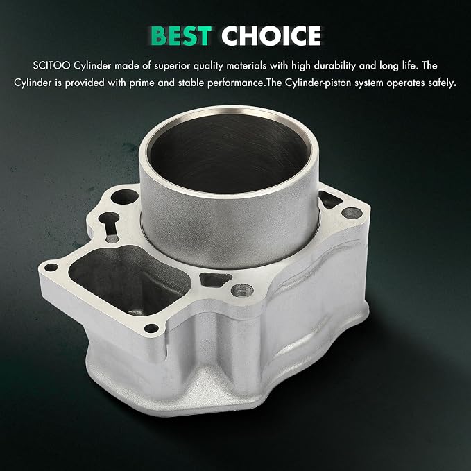 SCITOO Cylinder Piston Gasket Top End Rebuild Kit for Honda for Rancher 420 TRX420FA 4x4 AT 2009-2014, for Honda for Rancher 420 TRX420FA2 4x4 Auto DCT EPS Camo 2017 86.5mm 418cc 12100-HP7-A00