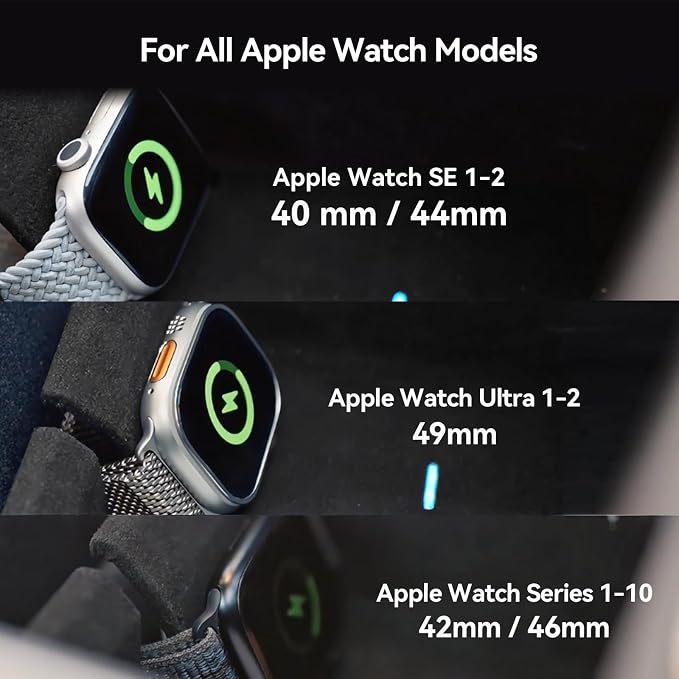 Vogue Furniture Direct Tesla Model 3/Y Center Console Organizer Tray with Wireless Charging Function Compatible for Apple Watch and AirPods