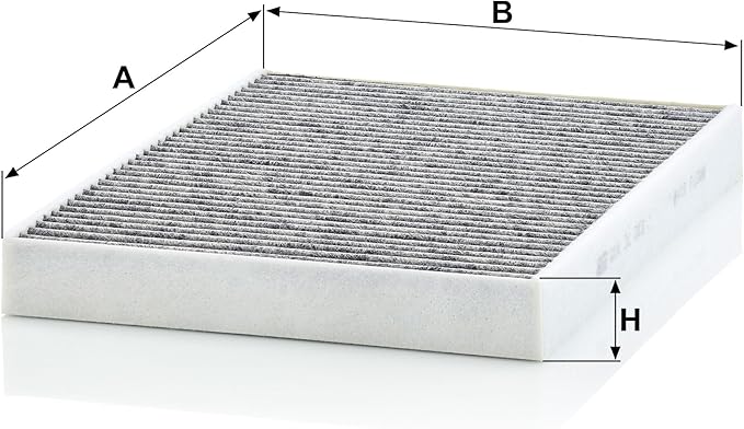 MANN-FILTER CUK 31 003 Cabin Air Filter - Pollen Filter with Activated Carbon