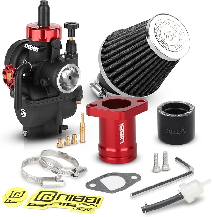 NIBBI 24mm Carburetor Kit for Predator 212 Coleman Predator 212cc 196cc 224cc Engine Mini Bike Go Kart Performance Parts