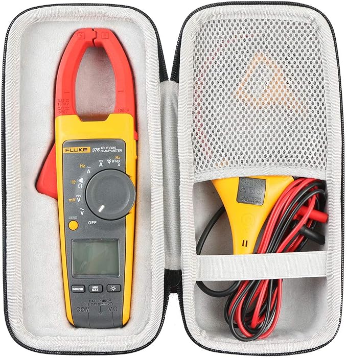 khanka Hard Travel Case Replacement for Fluke 376/374/ 375FC 1000A Ac/Dc Trms Wireless Clamp W/Iflex