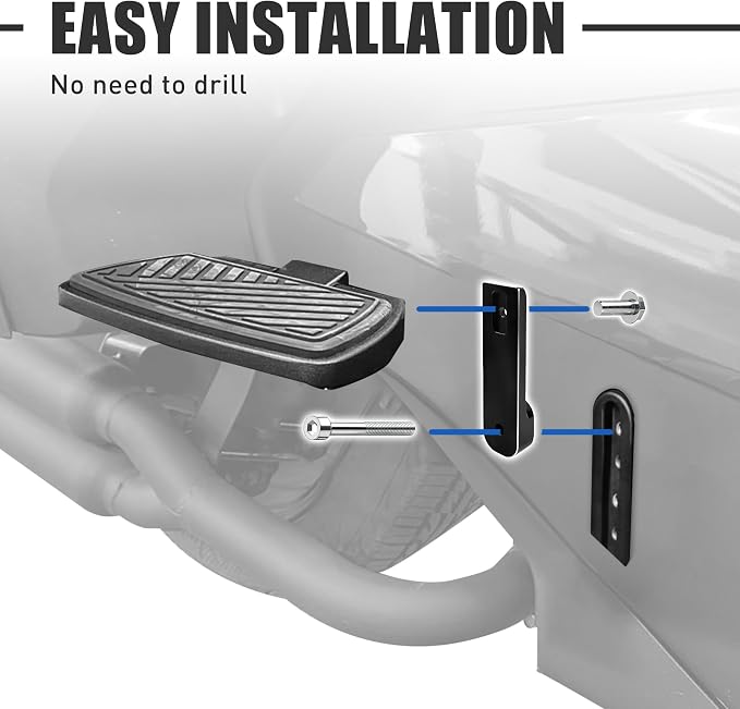 Passenger Footpeg Rising Kit for Spyder RT, Adjustable Rear Floorboard Pedal Foot Peg Risers Fit for Can Am Spyder RT 2010-2021