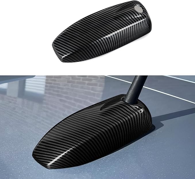 Youtaiche ABS Carbon Fiber Interior Roof Antenna Cover Trim for Chevy Colorado/GMC Canyon 2023 2024 2025 Accessories