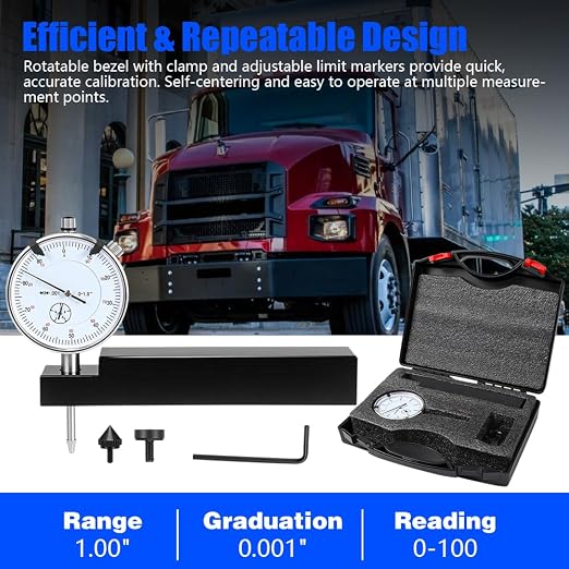 6434 Sleeve Height & Counter Bore Gauge Tool 0–1.00" 0.001" Graduation – FIT Diesel Engines Caterpillar Cummins Detroit Ford John Deere