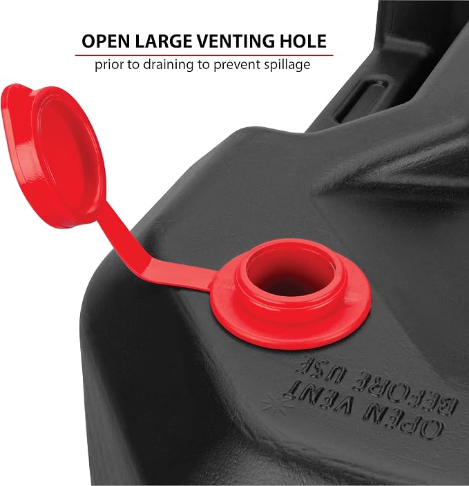 Performance Tool W4076 10-Quart Oil Drain Container, Deep Drain Well, Integrated Handle, Sealing Rubber Gaskets, Black