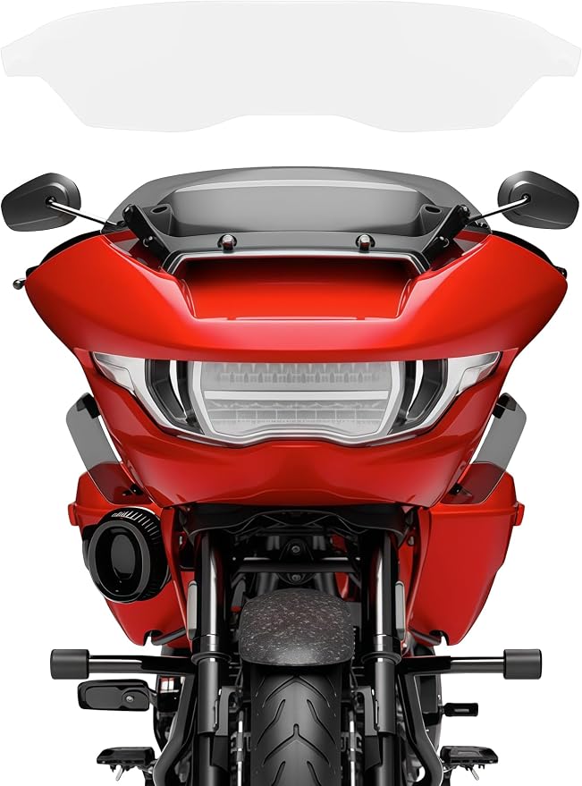 Headlight Lens Headlamp Protection Film Headlight Cover Guard Compatible with Harley Touring CVO Road Glide FLTRXSE 2023-up & Road Glide/ST 2024-up (Clear)