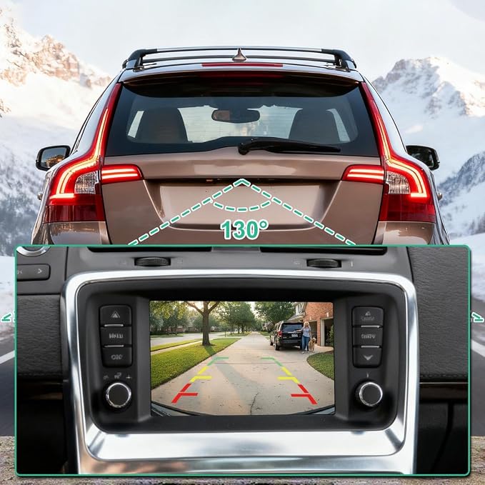 31254549 Rear View Camera Replacement for Volvo S60 V60 XC60 2011-2014, OE Backup Cam Replaces 31371267 by GreenYi