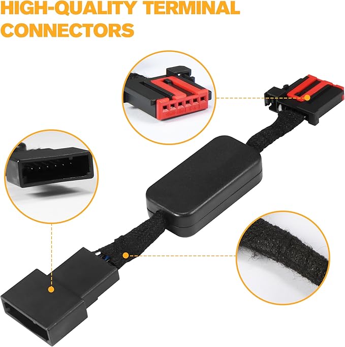 Autostop Eliminator Fit for 2021-2025 Ford F-150, Plug & Play Car Start Stop Eliminator, Auto Start-Stop Disabler Accessories, No Error Codes, Just Fits for Trucks with A-OFF Button, 6 Pin Connector