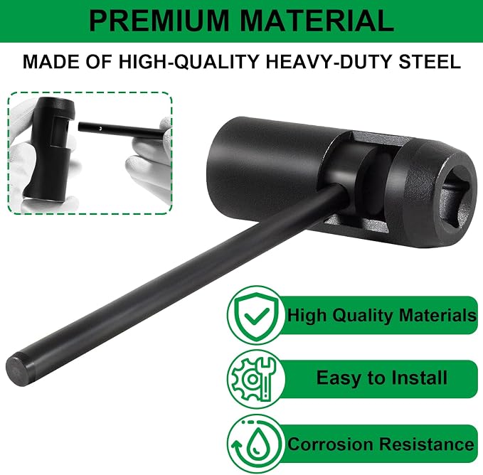 JDE92 Injector Socket Tool, 21 MM Type Injection Nozzle Fit for John Deere Engines Equipped with The Robert Bosch KDEL Injectors