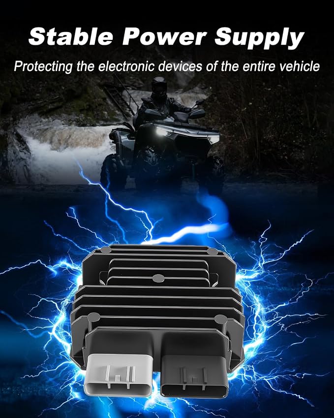 9DSV-151000-4000 5-Pin 12V Voltage Regulator Rectifier Fit for CFMoto CFORCE 600 CF600AZ-3SA UFORCE 1000 CF1000UZ ZFORCE 950 HO EX CF1000SZ-D 2023 Replace 0800-177000-30000