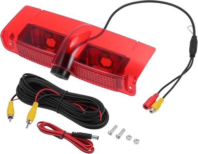 Brake Light Rear View Backup Camera for Chevrolet Express for GMC Savana 1500 2500 3500 2003-2019 Park Assist Reverse Camera Replacement