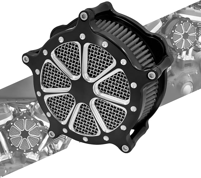 Motorcyle Air Cleaner Filter Fit for Harley Touring street glide road king electra tri trike Dyna Softail Sportster XL (A For Sportster XL 04-up)