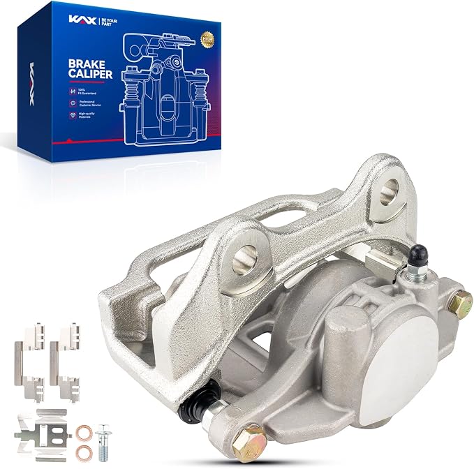 KAX Disc Brake Caliper Assembly Fit for Silverado 1500 2003-2006, Sierra 1500 2003-2006, Silverado 1500 Classic 2007, DTS 2006-2011, DeVille 2003-2005, Sierra 1500 Classic 2007, Rear Left Side