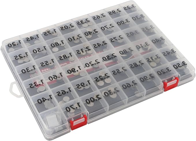 Hot Cams HCSHIM02 Complete Shim Kit Compatible with/Replacement for Arctic Cat ATV DVX 400 /Honda CRF 450R CRF450X TRX 450ER TRX 450R /Kawasaki KFX 400 KFX 450R KLX 450R KX 450F/Suzuki