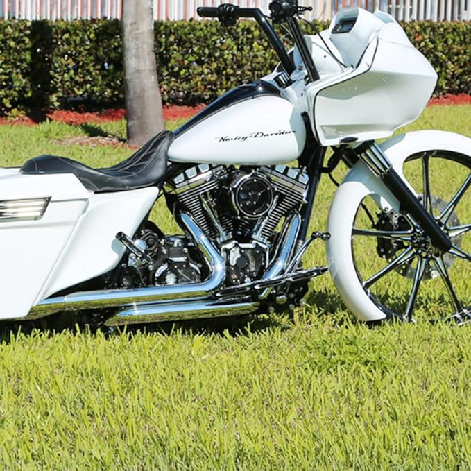 Clarity Transmission Side Cable Clutch Cover for Harley Dyna Street Bob Softail Fat Boy FLSTF 07-17 FLHTC FLHTCU Street Glide FLHX 07-13 (Contrast Cut)
