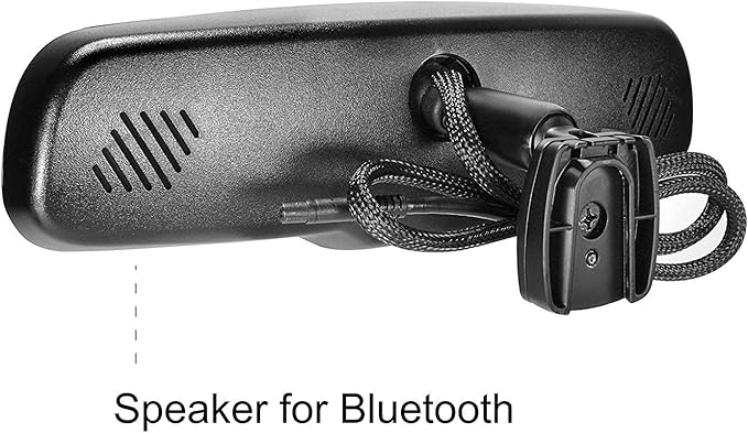 Master Tailgaters 10.5" OEM Rear View Mirror with 4.3" LCD Screen + Bluetooth Enabled | Rearview Universal Fit Mount | Auto Adjusting Brightness LCD | Anti Glare | Full Original Mirror Replacement