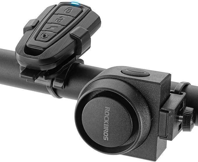 ROCKBROS 115dB Bike Alarm Vibration Motion Sensor Waterproof Motorcycle Alarm