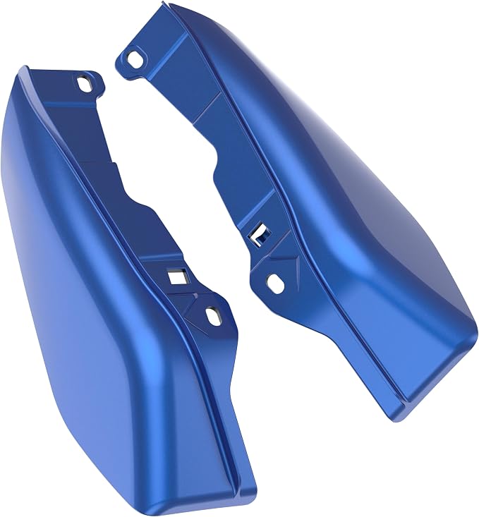 Color - Matched Mid Frame Air Deflectors Heat Shield, Perfectly Fit for Harley Touring Models 2009-2026 Superior Blue