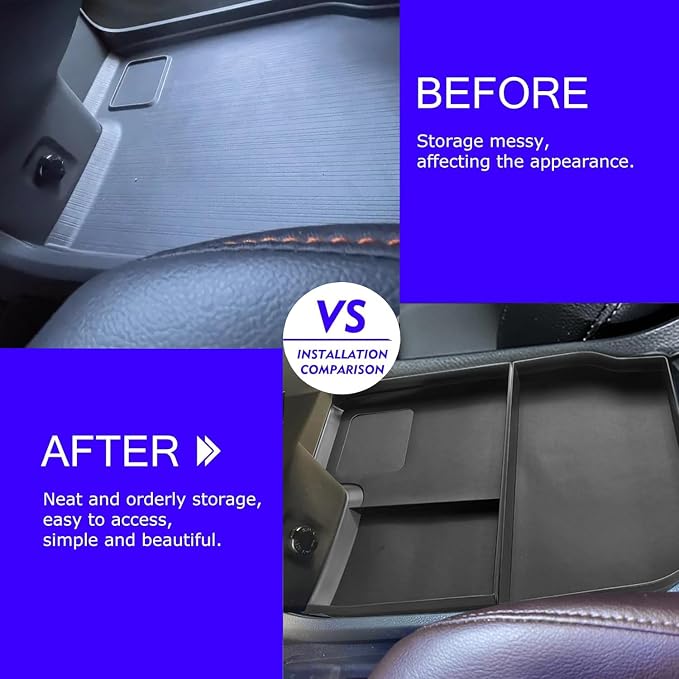 2pcs 2023 2024 2025 2026 Sienna PU Leather Center Console Storage Tray for 2021-2025 2026 Toyot a Sienna Accessories Center Console Tray Sienna 2024 Lower Center Console Organizer(Leather Pad)