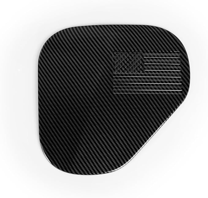 Car ABS Carbon Fiber Exterior Fuel Filler Door Gas Tank Cap Cover Interior Trim Decal for Chevy Colorado 2023 2024 2025 2026 Accessories