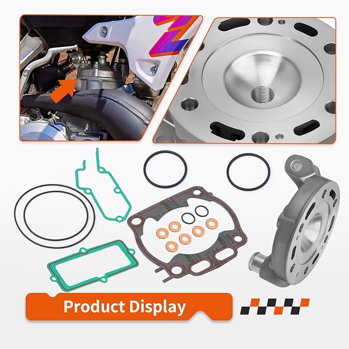 Cylinder Head & Top End Gasket Kit For Yamaha YZ250 2001-2002 & 2011-2024 5MW-11111-02-00