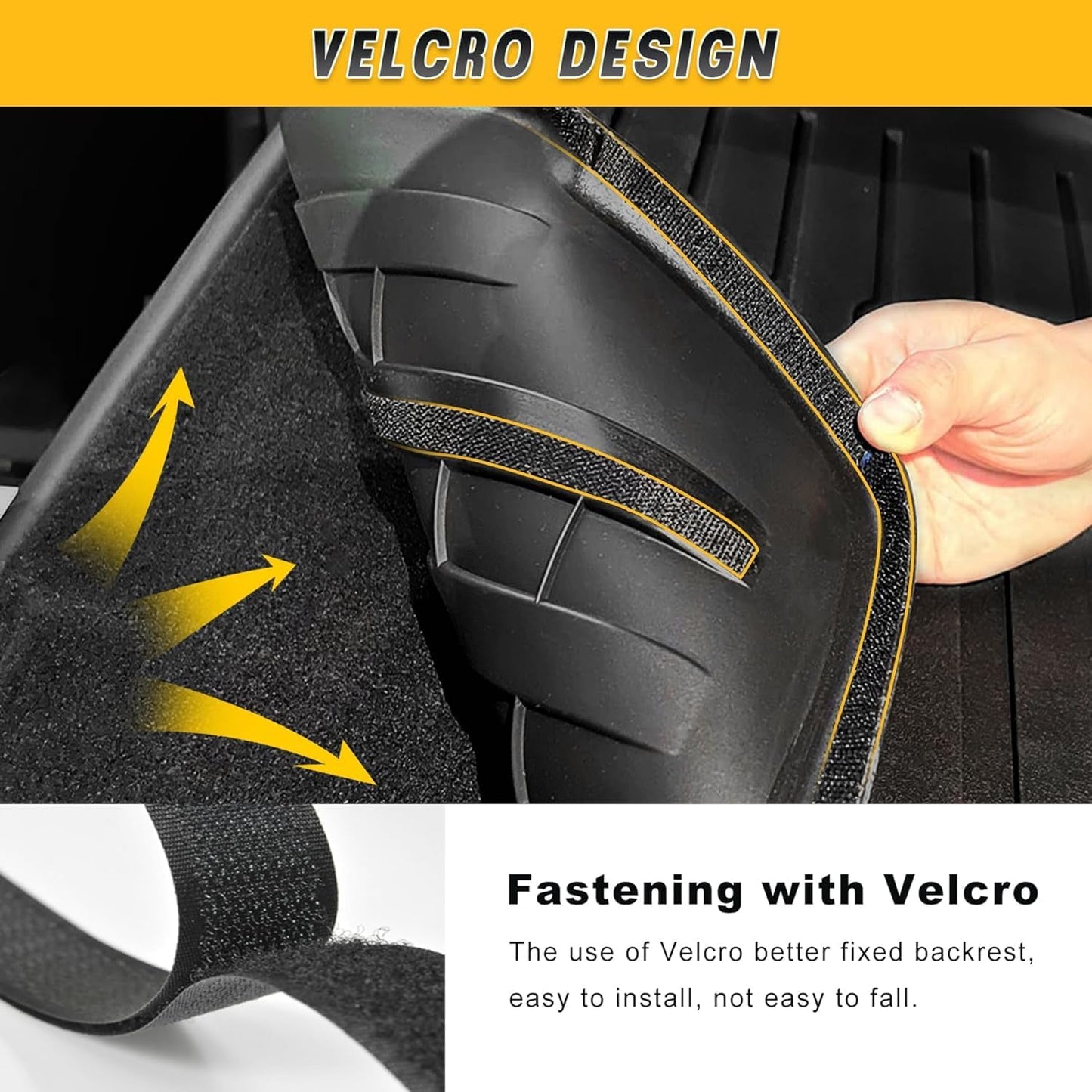 Cargo Liner & Backrest Mat Fit for Honda HR-V HRV 2016-2022 AWD: Cargo Mat with Backrest Mat Behind 2nd Row Back Seat Protector - All Weather Protection Trunk Mat with Back Seat Cover HRV Accessories