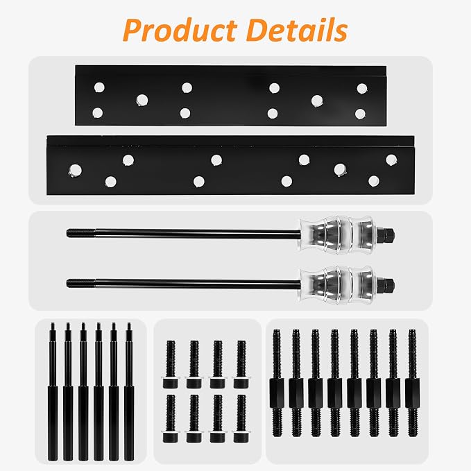 EN-51146 GM-51146 Fuel Injector & Rail Assembly Replacer Master Tool Kit Fits GM Buick Opel Vauxhall MG 1.0L 1.4L 1.5T 1.6L Engine, Fuel Injector Disassembly Tool, OEM EN-51146-100 EN-51146-150