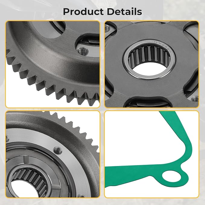 M MATI Starter Clutch Gear Gasket Kit for Suzuki Quadsport Z400 LT-Z400 LT-Z400Z 09263-25049 12600-29810
