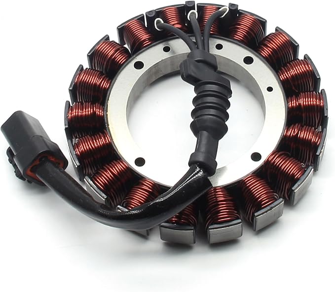 MZS Motorcycle Electric Stator Coil 30017-01 Compatible With Dyna 2004-2006 / Softail 2001-2006