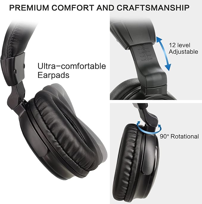 Compatible with uConnect Headphones, OEM Car IR Headphones for Chrysler Town & Country, Dodge Grand Caravan & Jeep & Nissan & Infiniti 2006 2007 2012 2013 2014 2015 2016 2017 2018 2019
