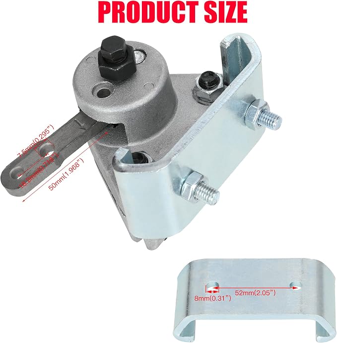 GREHUA Go Kart Brake Kit Compatible with Yerf-Dog Manco 9598 9597 ASW Bristers Airheart MB-1, Mechanical Disc Brake Caliper for Predator 212cc 196cc 6.5hp GX160 Drift Trike Go Kart Parts