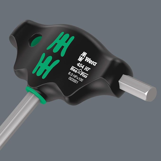 Wera - 05136070001-454/5 HF SHK Set 1 Screwdriver set T-handle screwdriver Hex-Plus with holding function, 5 pieces
