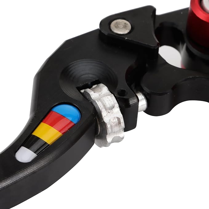 GOOFIT 22mm CNC Motorcycle Hydraulic Clutch Brake Pump Master Cylinder Lever Adjustable Universal for Motorcycle Pocket Dirt Bike ATV 125cc -250cc Vertical Off Road Scooter Red