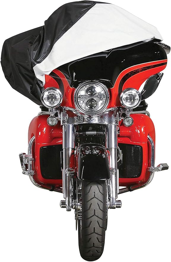 Defender Extreme Motorcycle Half Cover; Waterproof; UltraMax Fabric (DEX-RT1H)