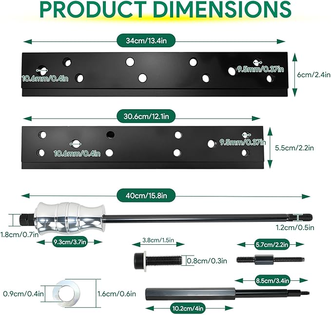 EN-51146 Fuel Injector Disassembly Tool, Rail Assembly Replacer Master Tool Kit Compatible with GM Opel, Vauxhall, Buick, MG 1.0L 1.4L 1.5T 1.6L Engines, EN-51146-100 EN-51146-150